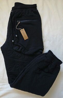 NWT Wasted Collective Black/Navy Sweatpants Japanese Streetwear Joggers | Size M